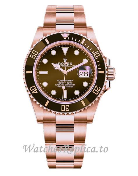 rolex rose gold submariner